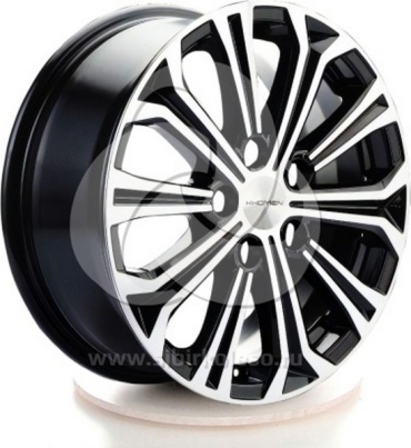 KHOMEN 1610 BLACK-FP 60.1 6.5x16/5x114.3 D60.1 ET45 4 диска черный, серебристый, графит
