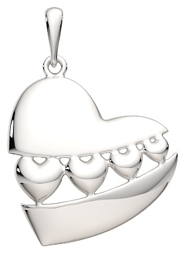 Подвеска Lucente Silver ZO-0430514.ZZ вес 2.49 г серебро, без вставок