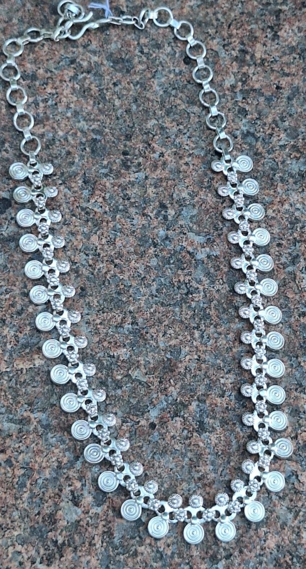 Колье HandMade TDS925-5551 длина 45 см вес 14.5 г серебро, без вставок