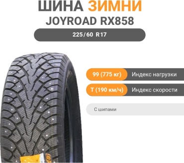 Joyroad Winter RX858 225/60 R17 99 T с шипами