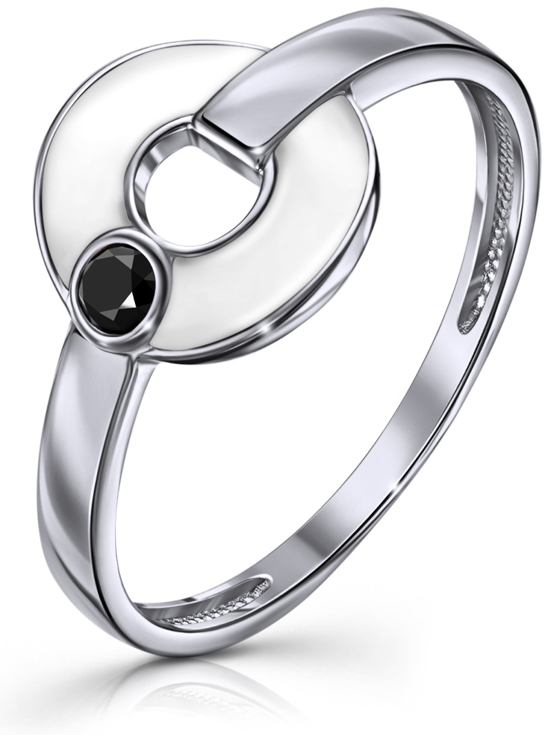 Lucente Silver RIN-LU-925-391837-175 размер 17.5 вес 1.35 г серебро, фианит