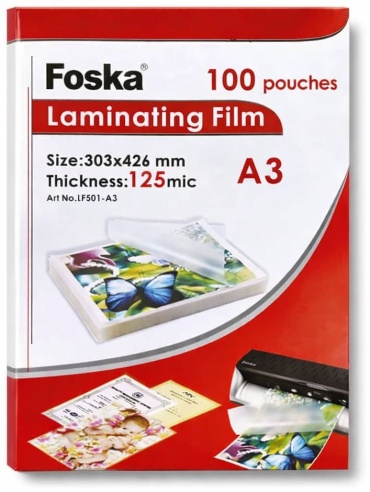Пакетная пленка Foska LF 501, 100 шт, прозрачный