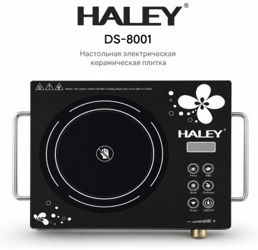 Настольная плита Haley DS-8001 черный