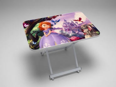 Детский стол ДЭМИ Disney Прекрасная София, 60x45x52 см, фиолетовый