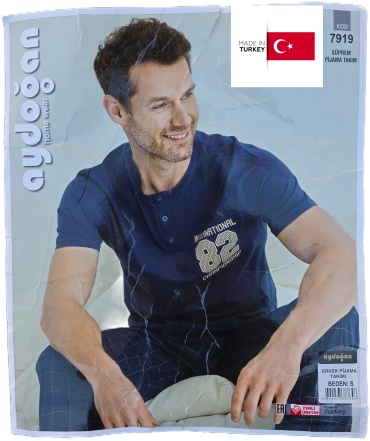 Пижама Aydogan синий