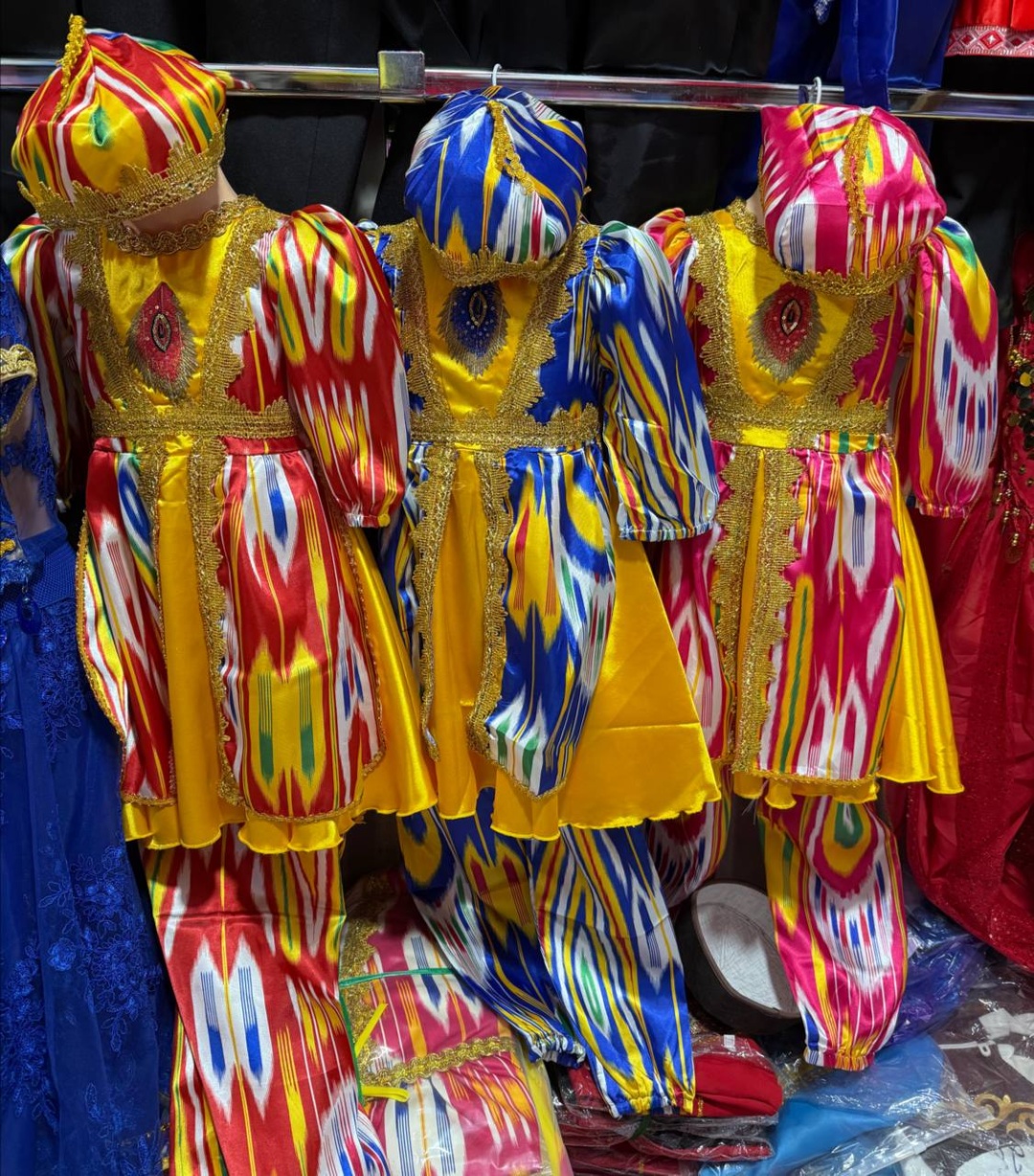 Костюм Узбекский желтый, красный