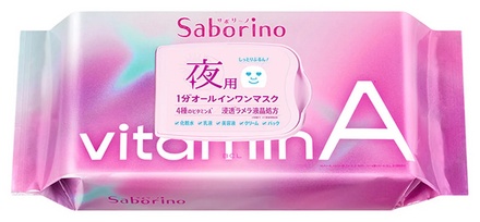 Маска для лица Saborino тканевая Vitamin A 30 шт