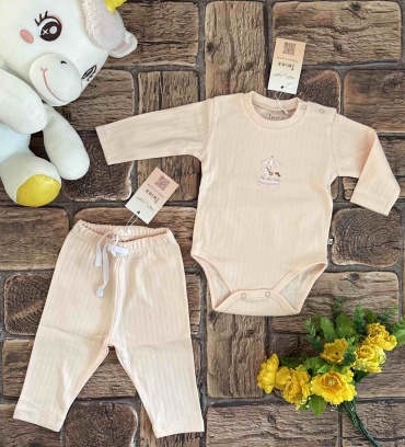 Комплект Twins Textile персиковый