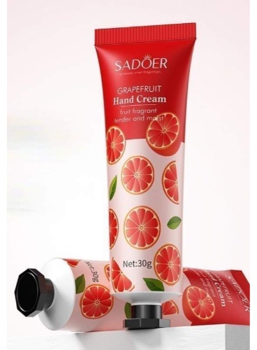 SADOER Grapefruit Moisturizing and Anti Drying Hand Cream крем для рук 30 г