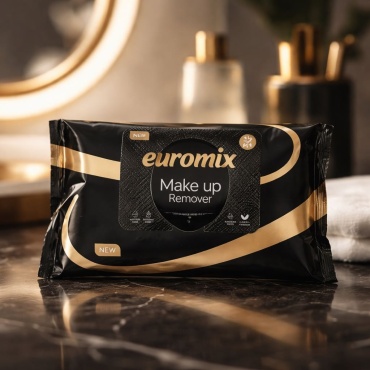 Влажные салфетки Euromix Make up 25 шт