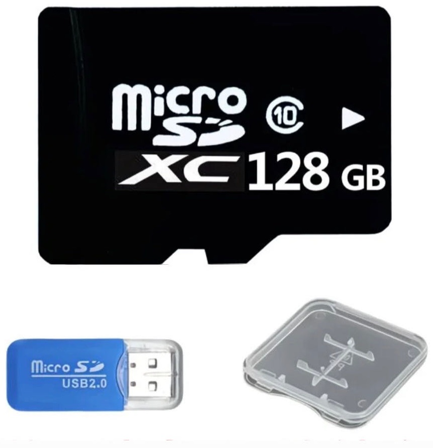 Карта памяти MicroSD MP-TRD-5824-BK 128 Гб
