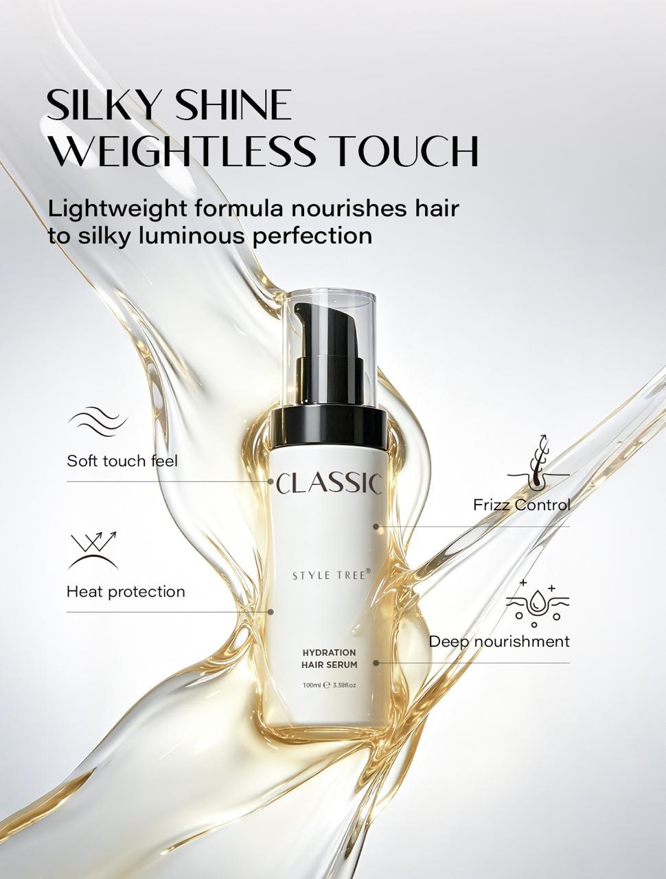 STYLE TREE Сыворотка для Волос Термозащита CLASSIC HYDRATION SERUM c Феромонами спрей-сыворотка 100 мл