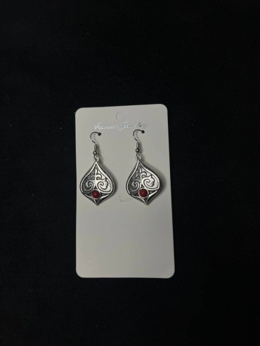 Серьги Fashion Jewelry бижутерный сплав, искусственный камень