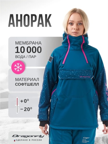 Анорак синий