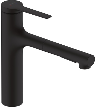 Смеситель для кухни Hansgrohe Zesis M33 74801670, латунь, цвет черный