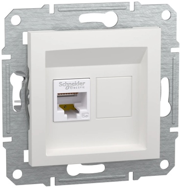 Компьютерная розетка (RJ45) Schneider Electric EPH4370121, белый
