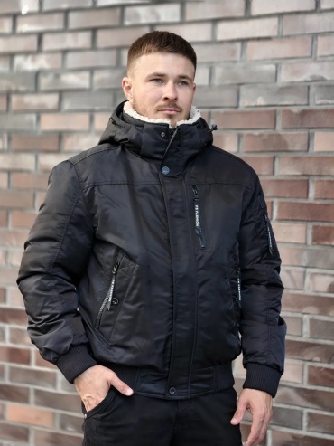 Ветровка черный