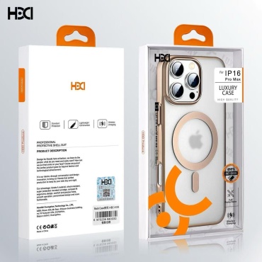 Чехол HDD для Apple iPhone 16 Pro Max прозрачный