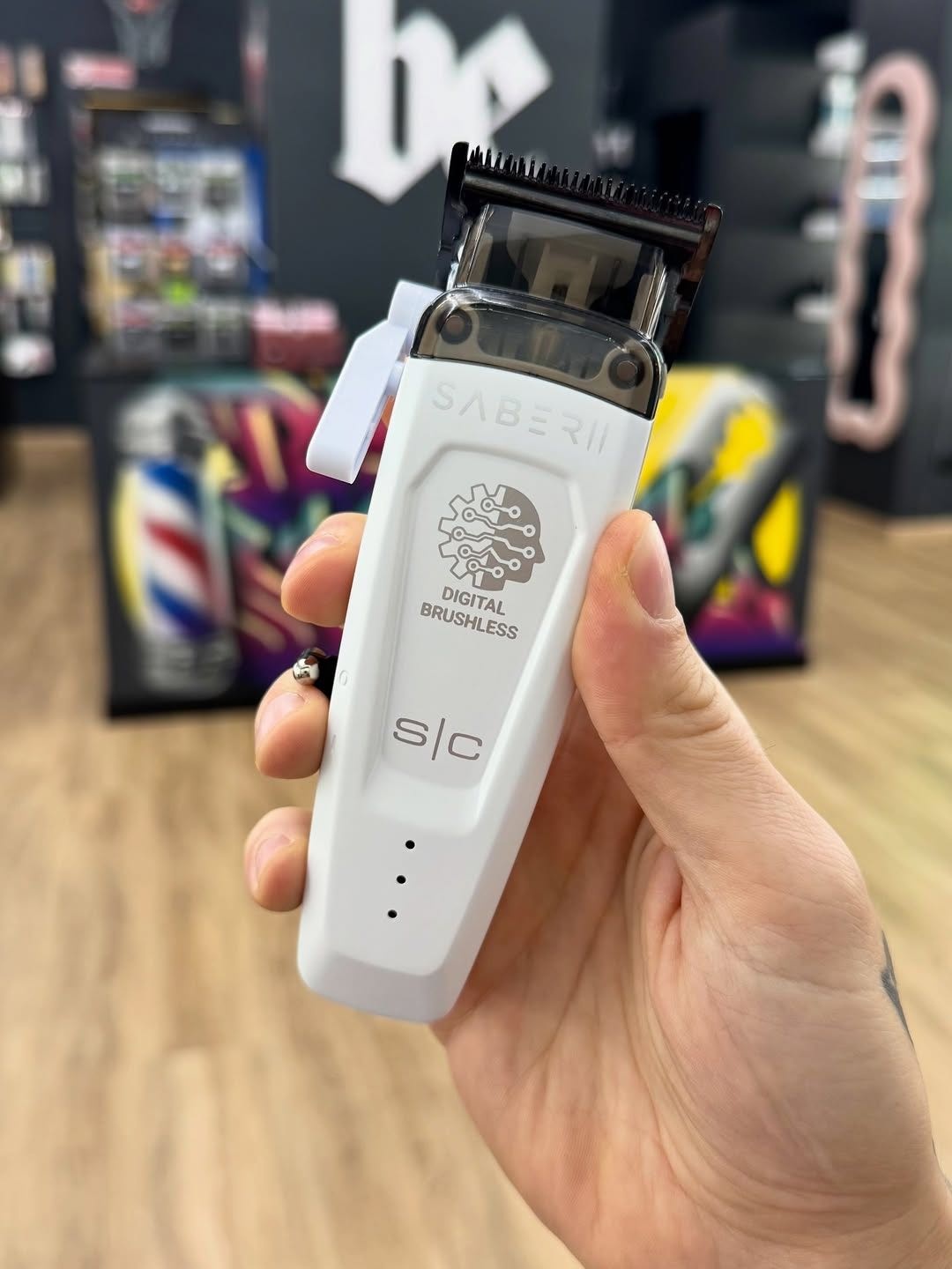 Style craft машинка для стрижки Saber2 pro limited edition белый