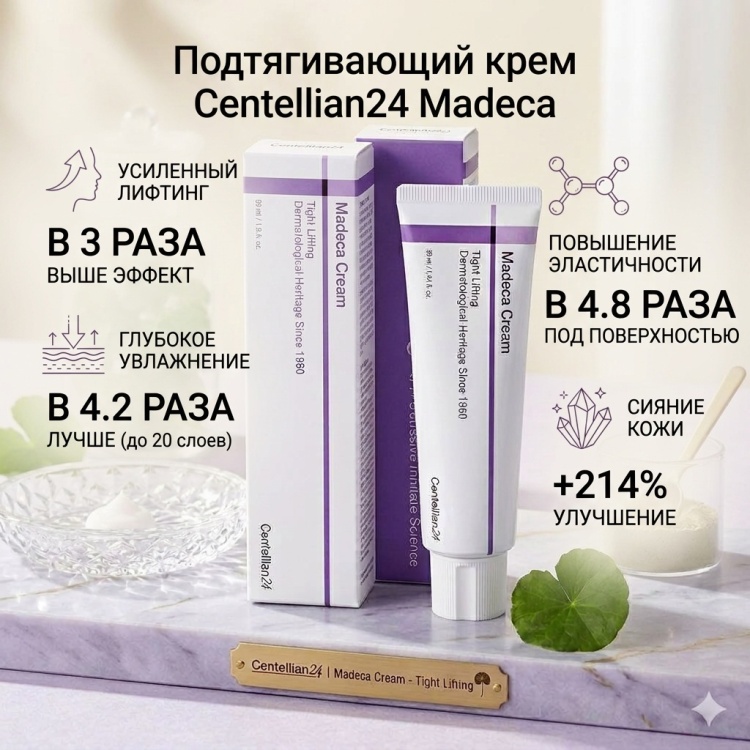 Centellian 24 крем Подтягивающий крем Madeca Cream Tight Lifting 50 мл для лица 50 мл