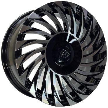 Wheels 1298DD 6.5x15/4x98 D58.6 ET35 4 диска черный, хром