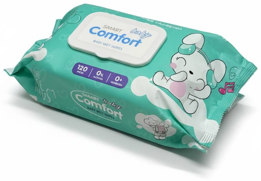 Влажные салфетки comfort2 120 шт