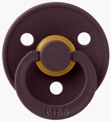 Пустышка BIBS Colour Plum 6+ месяцев, 1 шт, коричневый