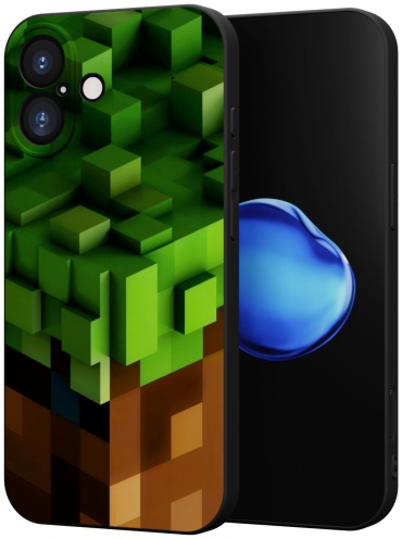 Чехол Mcover для Apple iPhone 16 рисунок