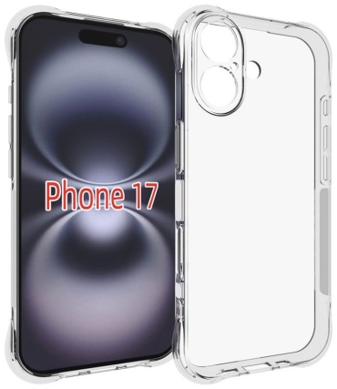 Чехол M MNS для Apple iPhone 17 прозрачный