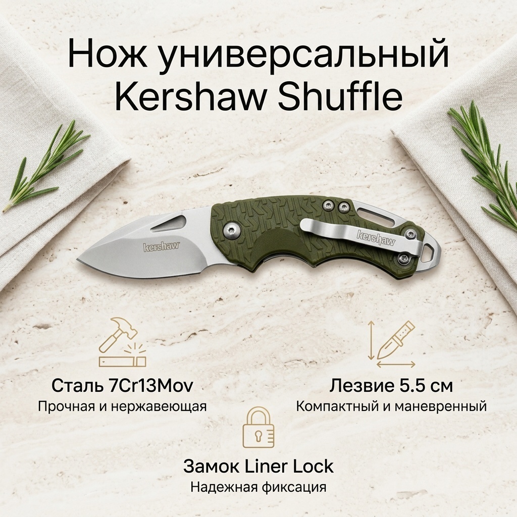 Нож универсальный HYDRABLADES, лезвие: нержавеющая сталь 1 шт