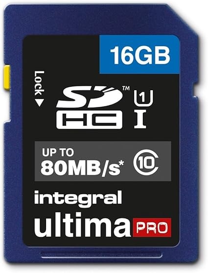 Карта памяти Integral INSDH16G10-80U1 16 Гб
