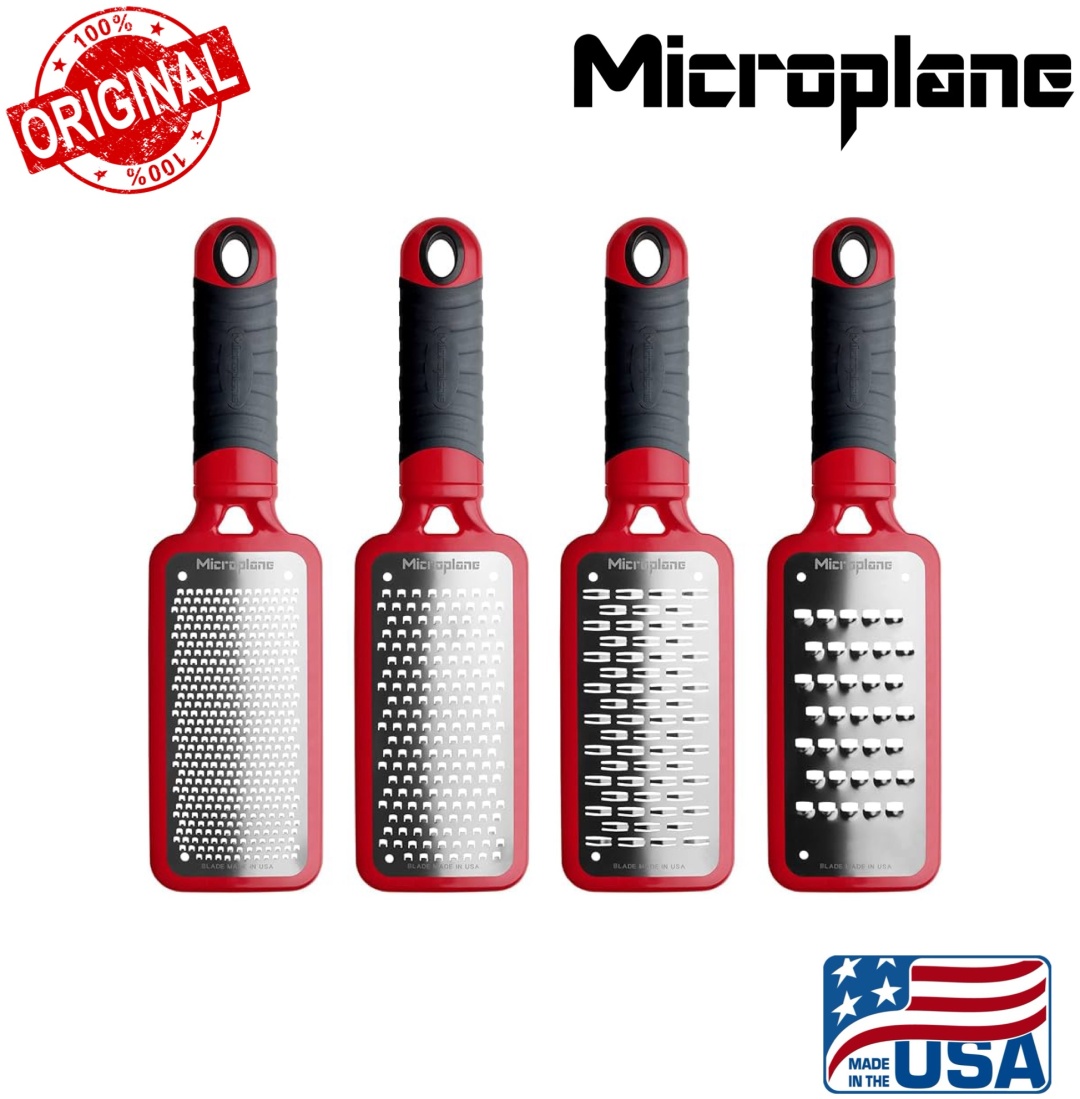 MICROPLANE терка USA Home Series Red, нерж.сталь