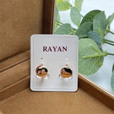 Серьги RAYAN бижутерный сплав, нержавеющая сталь, без вставок