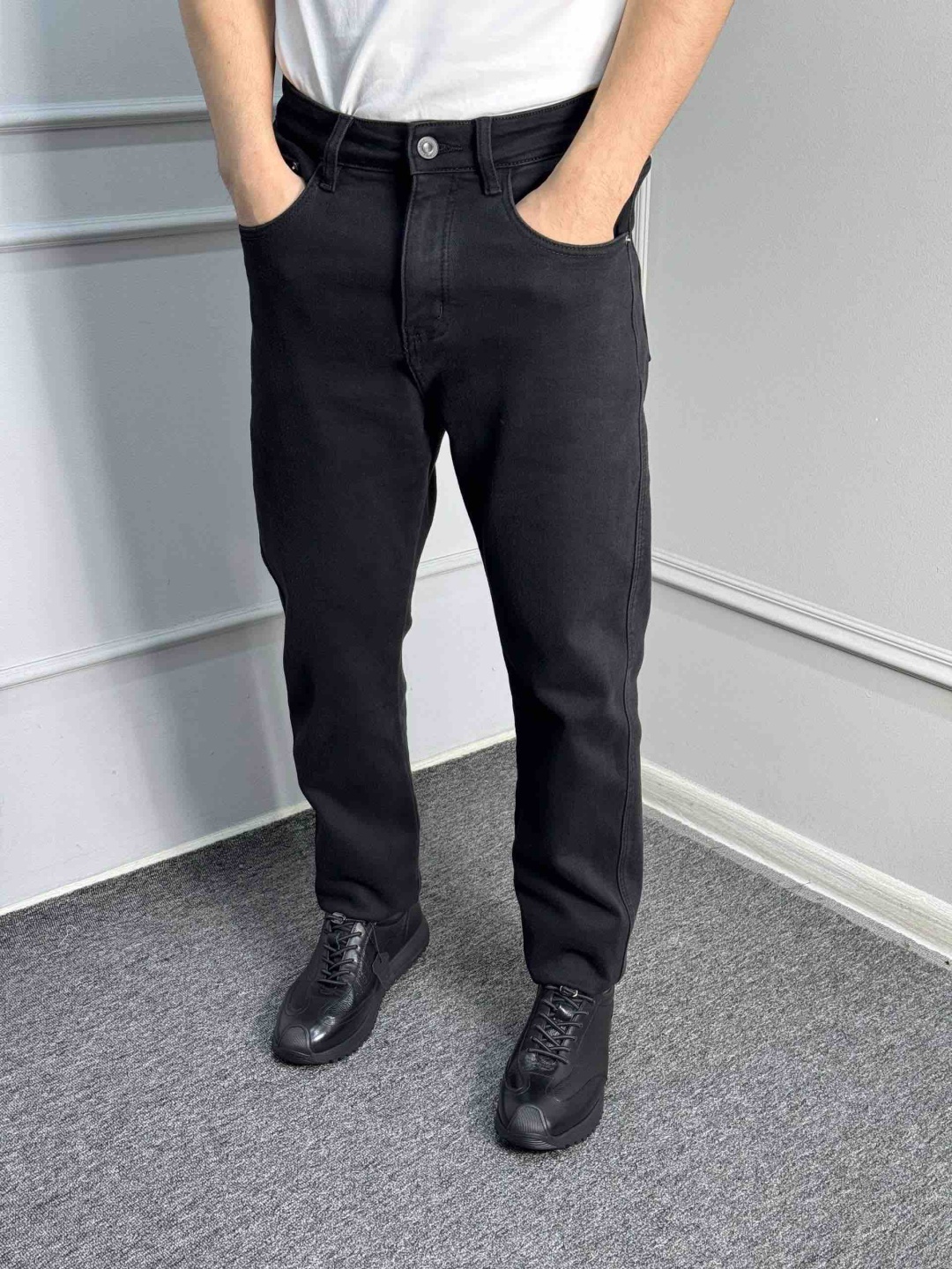 Джинсы бананы ABAY FASHION черный
