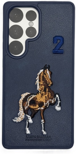 Чехол Santa Barbara Polo & Racquet Club для Samsung Galaxy S25 синий