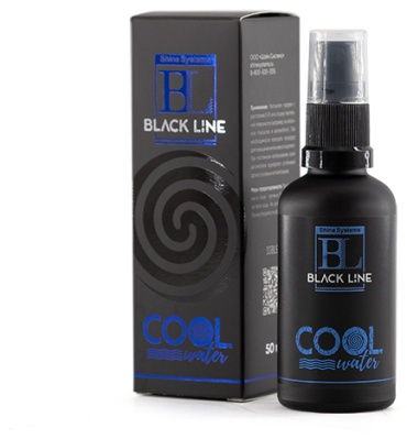 Shine systems ароматизатор жидкий SSBL981 Black Line CoolWater - ароматизатор для авто и дома 50 мл