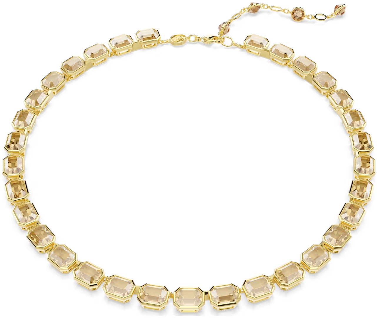 Swarovski длина 45 см бижутерный сплав, кристаллы Swarovski