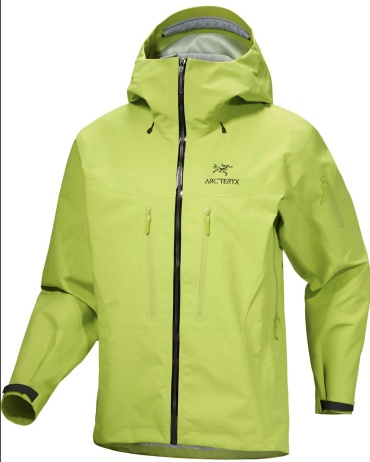 Ветровка ARCTERYX зеленый