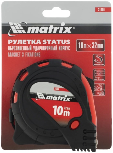 Matrix рулетка бытовая, строительная 31000, 10 м х 32 мм