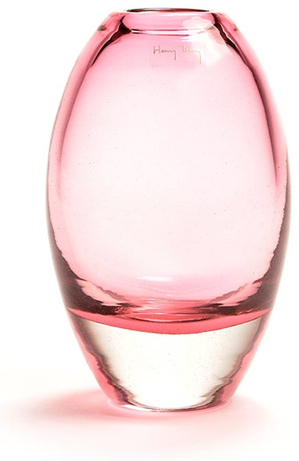 Henry Dean ваза 20.5 см V.Jerzy L fuchsia 80491, стекло
