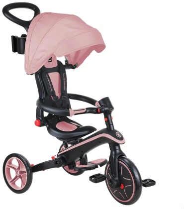 Трёхколёсный велосипед Globber Trike Explorer 4 in 1/732-210-2 розовый