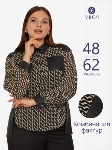 Блузка MILORI черный