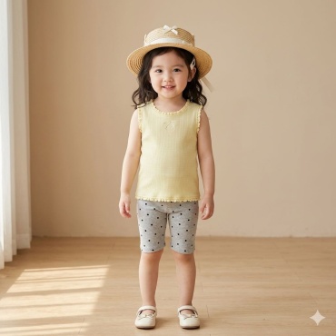 Майка BABY STYLE однотонный желтый