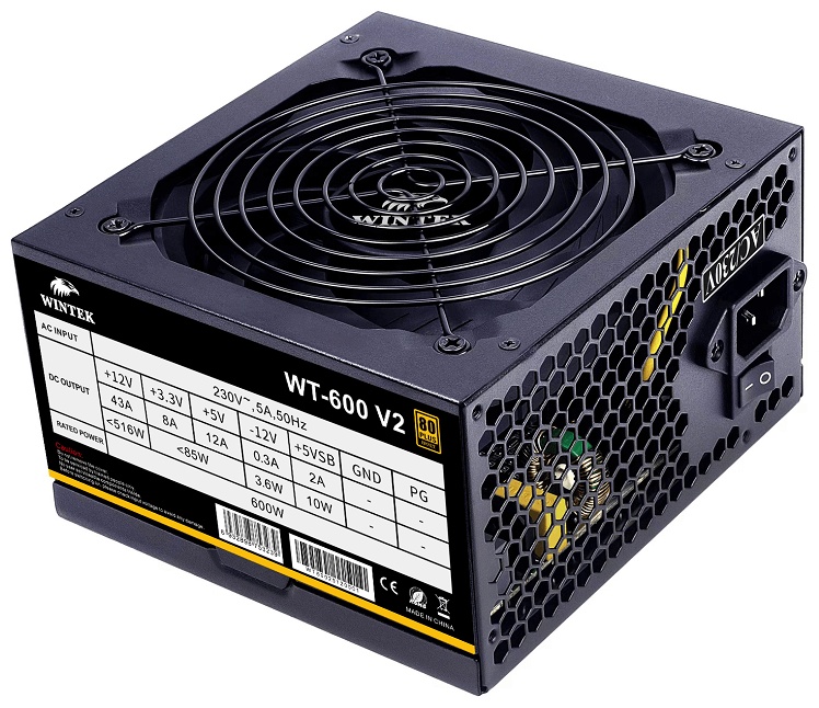 Блок питания Wintek WT-600 V2 600 Вт