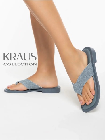 Шлепанцы Kraus Collection голубой
