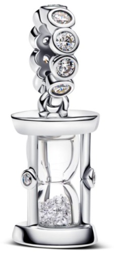 Шарм PANDORA «Время бесценно» 794140C01 вес 2.66 г серебро, стекло, цирконий