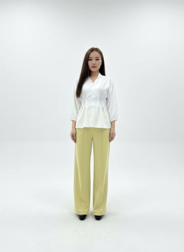 Классические брюки YANI collection желтый