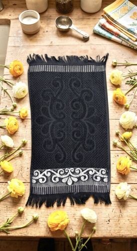Полотенце Parisa Home 50x30 см, хлопок, махровая ткань, 1 шт,