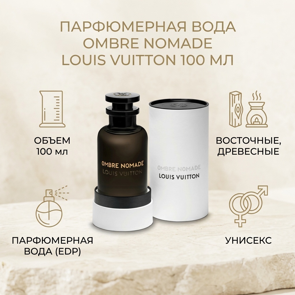 Louis Vuitton Ombre Nomade парфюмерная вода EDP 100 мл, унисекс