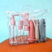 Флакон дорожный наливным путем пластик 100 мл 8 шт